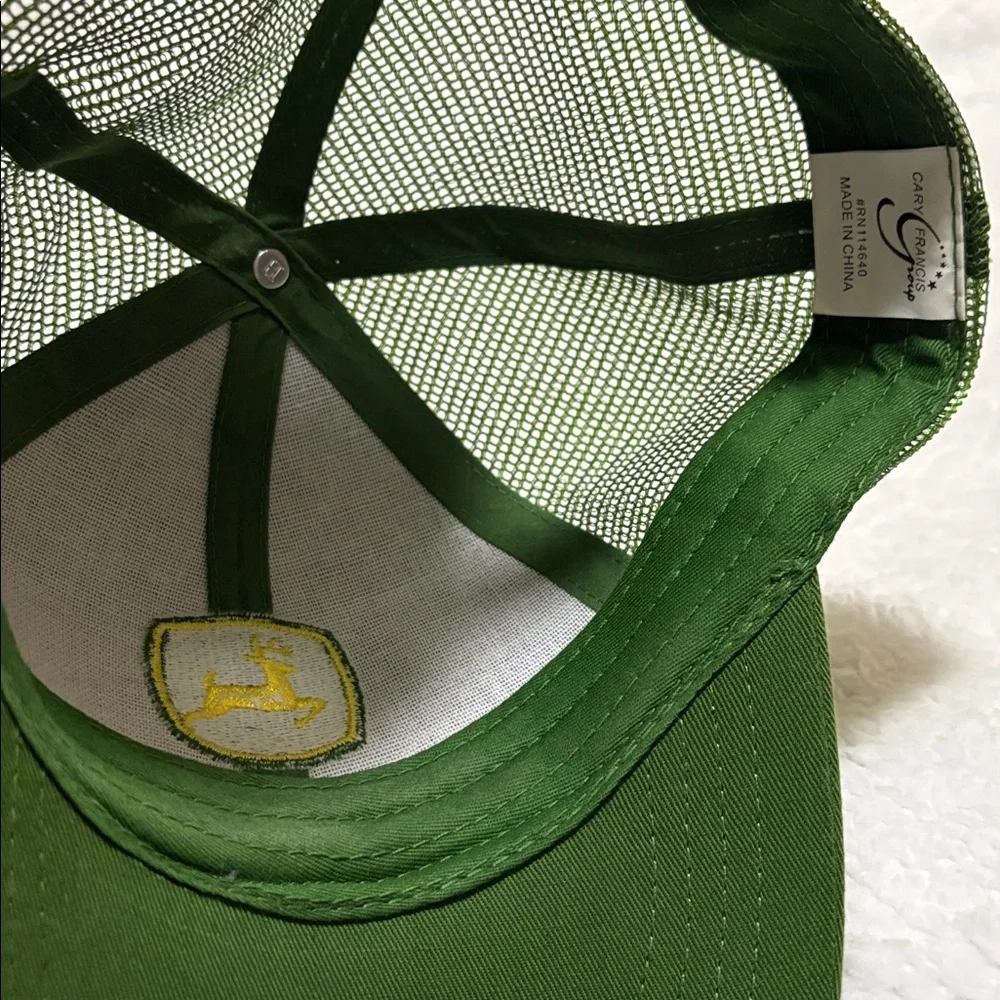 John Deere kids Green Mesh Cap